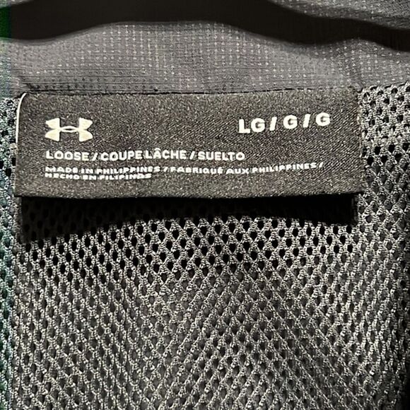 Under Armour Men's Large Gray Half Zip Pullover Athletic Sweatshirt - Picture 9 of 9